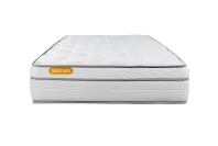 Ensemble Matelas Sommier 90x200 cm - Sommier Gris (en kit) - Memo Luxe Ensemble Matelas Sommier 90x200 cm - Sommier Gris (en kit) - Memo Luxe