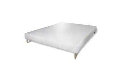 Sommier Tapissier 140x200 cm - Toile - Blanc