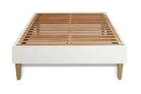 Ensemble Matelas Sommier 90x190 cm - Sommier Blanc (en kit) - Memo Ensemble Matelas Sommier 90x190 cm - Sommier Blanc (en kit) - Memo