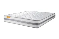 Pack lit complet 200x200 cm - Matelas + 2 Sommiers Gris + 2 oreillers + Couette - Memo Spring Pack lit complet 200x200 cm - Matelas + 2 Sommiers Gris + 2 oreillers + Couette - Memo Spring