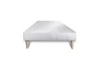 Ensemble Matelas Sommier 90x200 cm - Sommier Blanc (déjà monté) - Memo Plus Ensemble Matelas Sommier 90x200 cm - Sommier Blanc (déjà monté) - Memo Plus